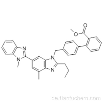 [1,1&#39;-Biphenyl] -2-carbonsäure, 4 &#39;- [(1,4&#39;-dimethyl-2&#39;-propyl [2,6&#39;-bi-1H-benzimidazol] -1&#39;-yl) methyl] - Methylester CAS 528560-93-2